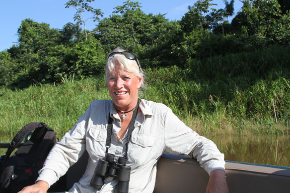 Joan Embery in the Amazon