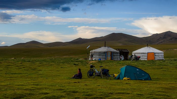 Camping next to traditional Gers - Mongolia