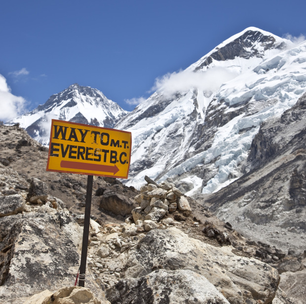 Everest Base Camp Sign